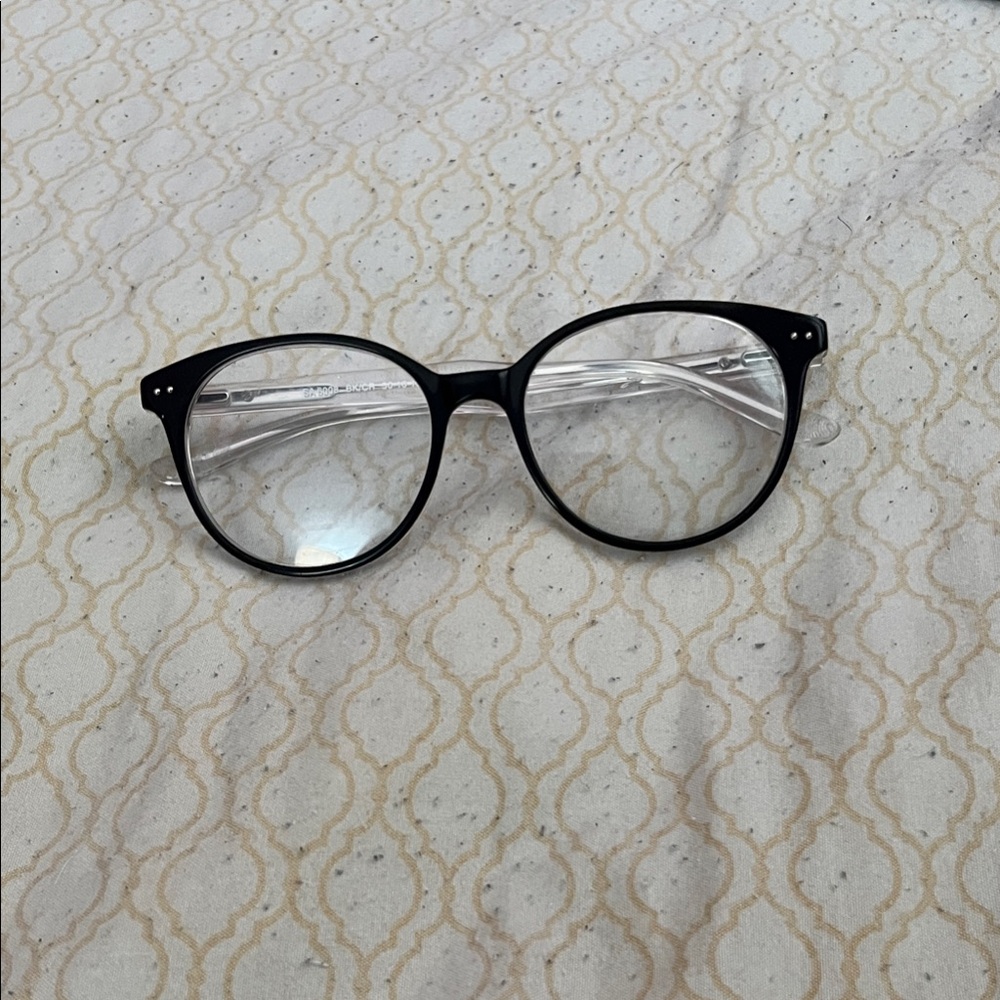 Classic Round Black Frame Glasses